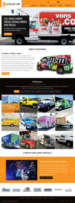 Web Design by Creative Usha for Icon Image, LLC | Design: #10711649