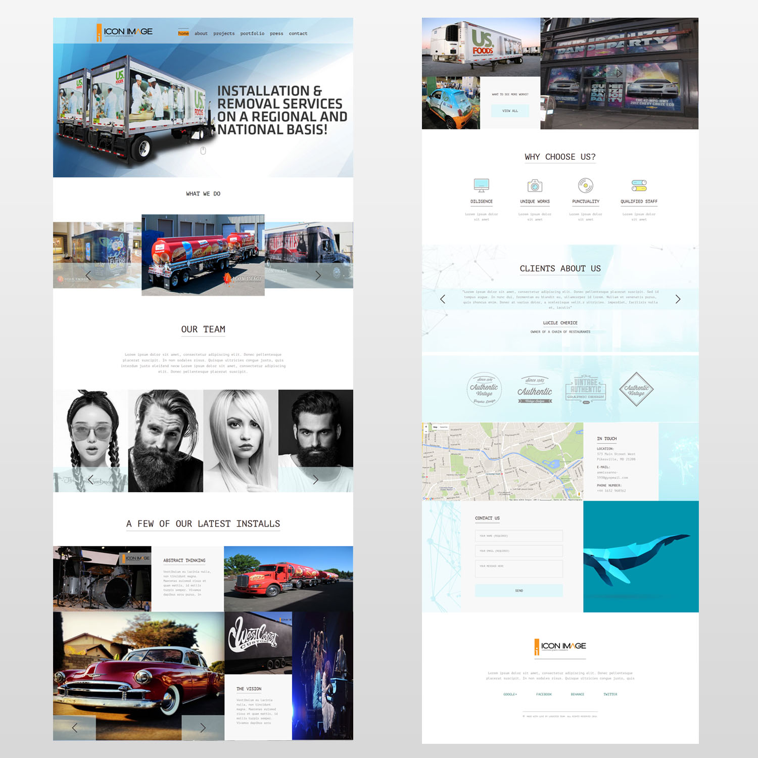 Web Design by bdesigner9 for Icon Image, LLC | Design #10681065