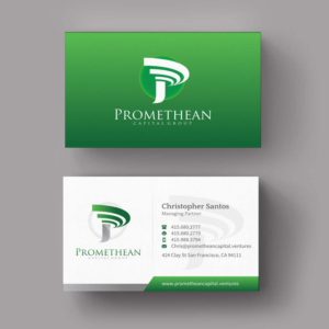 Visitenkarten-Design von INDIAN_Ashok für PROMETHEAN CAPITAL GROUP | Design: #10696314