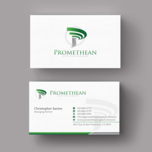 Visitenkarten-Design von INDIAN_Ashok für PROMETHEAN CAPITAL GROUP | Design: #10696315