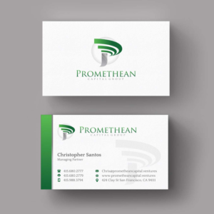 Visitenkarten-Design von INDIAN_Ashok für PROMETHEAN CAPITAL GROUP | Design: #10696318