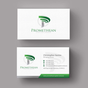 Visitenkarten-Design von INDIAN_Ashok für PROMETHEAN CAPITAL GROUP | Design: #10696319