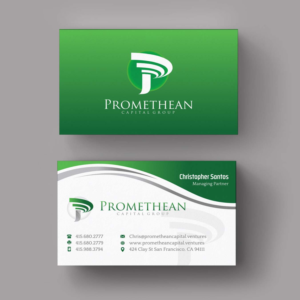Visitenkarten-Design von INDIAN_Ashok für PROMETHEAN CAPITAL GROUP | Design: #10696320