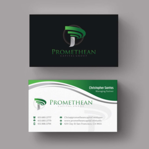 Visitenkarten-Design von INDIAN_Ashok für PROMETHEAN CAPITAL GROUP | Design: #10696321