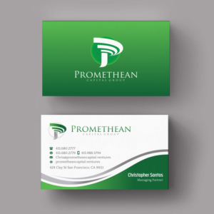 Visitenkarten-Design von INDIAN_Ashok für PROMETHEAN CAPITAL GROUP | Design: #10696323