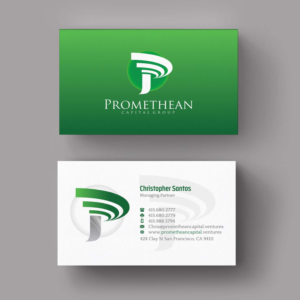 Visitenkarten-Design von INDIAN_Ashok für PROMETHEAN CAPITAL GROUP | Design: #10696324