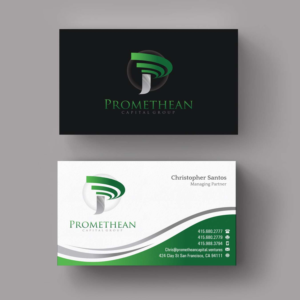 Visitenkarten-Design von INDIAN_Ashok für PROMETHEAN CAPITAL GROUP | Design: #10696326