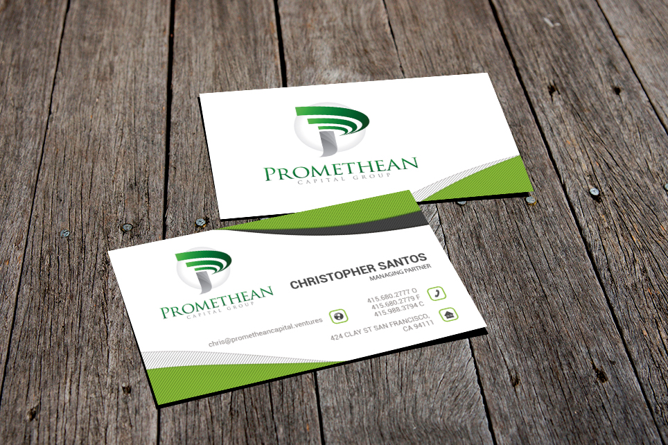 Visitenkarten-Design von isabel paoli für PROMETHEAN CAPITAL GROUP | Design #10671885