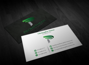 Visitenkarten-Design von Pointless Pixels India für PROMETHEAN CAPITAL GROUP | Design: #10672343