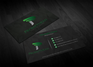 Visitenkarten-Design von Pointless Pixels India für PROMETHEAN CAPITAL GROUP | Design: #10672377