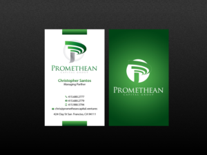 Business Card Design by Creations Box 2015 for PROMETHEAN CAPITAL GROUP | Design: #10684179