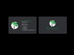 Business Card Design by Creations Box 2015 for PROMETHEAN CAPITAL GROUP | Design: #10684189