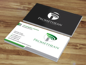 Business Card Design by Creations Box 2015 for PROMETHEAN CAPITAL GROUP | Design: #10684194