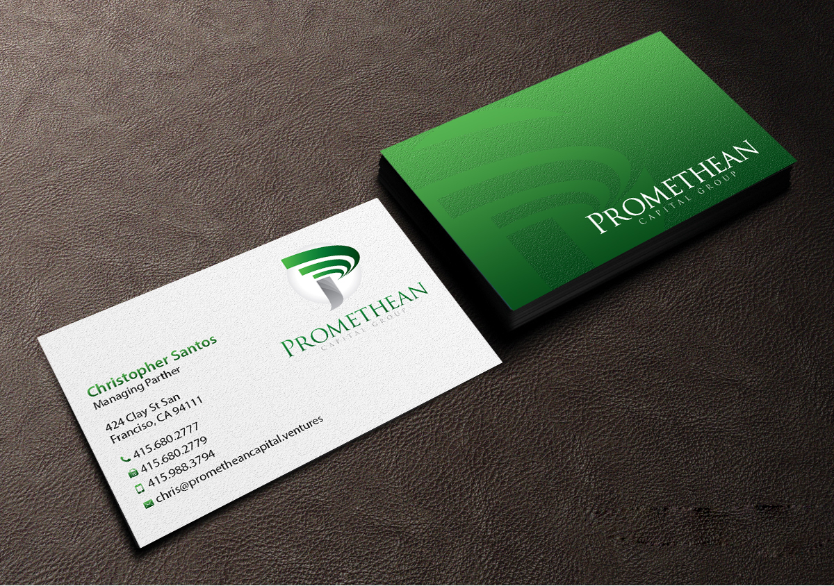 Design de Carte de Visite par Creations Box 2015 pour PROMETHEAN CAPITAL GROUP | Design #10684195