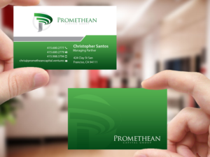 Business Card Design by Creations Box 2015 for PROMETHEAN CAPITAL GROUP | Design: #10684200