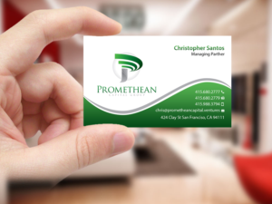 Business Card Design by Creations Box 2015 for PROMETHEAN CAPITAL GROUP | Design: #10684203