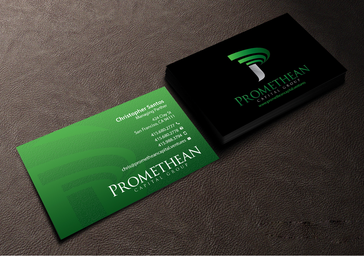 Business Card Design by Creations Box 2015 for PROMETHEAN CAPITAL GROUP | Design: #10739759