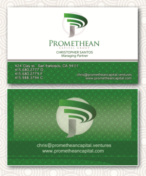 Visitenkarten-Design von masterdigiprint für PROMETHEAN CAPITAL GROUP | Design: #10687082
