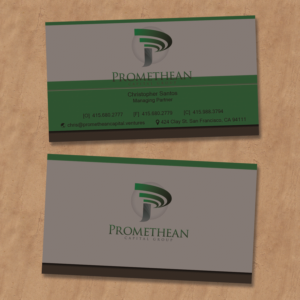 Visitenkarten-Design von Louie Fuentes | Manobo Graphic Design Services für PROMETHEAN CAPITAL GROUP | Design: #10734383