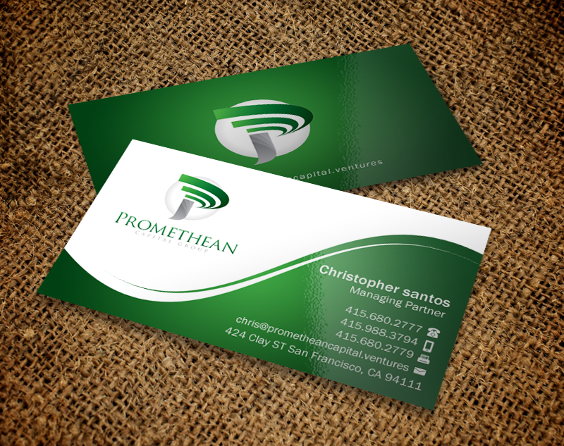 Design de Carte de Visite par Brand aid pour PROMETHEAN CAPITAL GROUP | Design #10720114