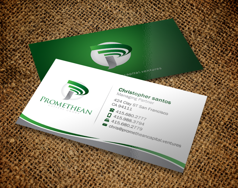 Business Card Design by Brand aid for PROMETHEAN CAPITAL GROUP | Design #10720118