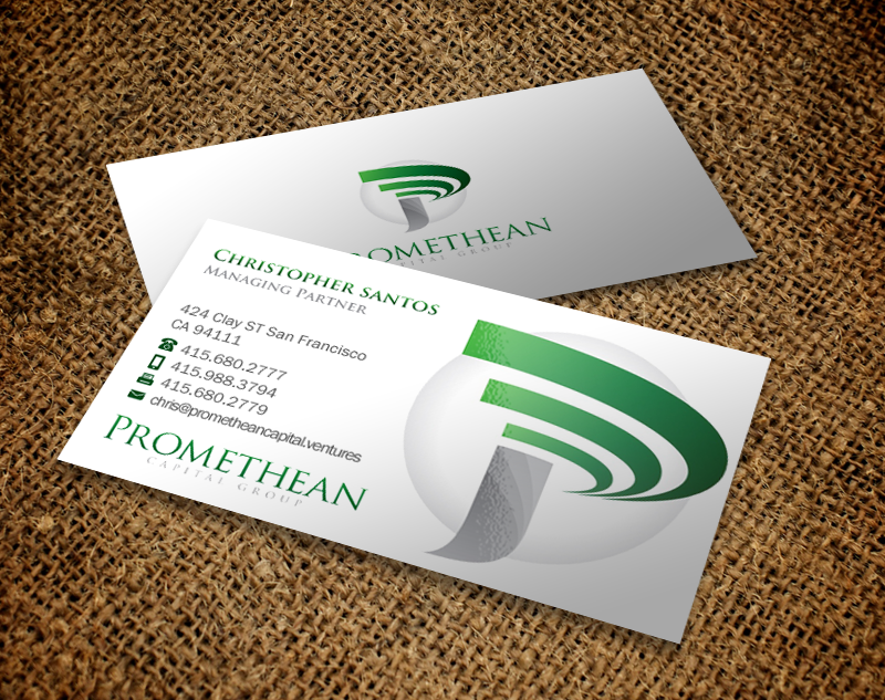 Business Card Design by Brand aid for PROMETHEAN CAPITAL GROUP | Design #10720129