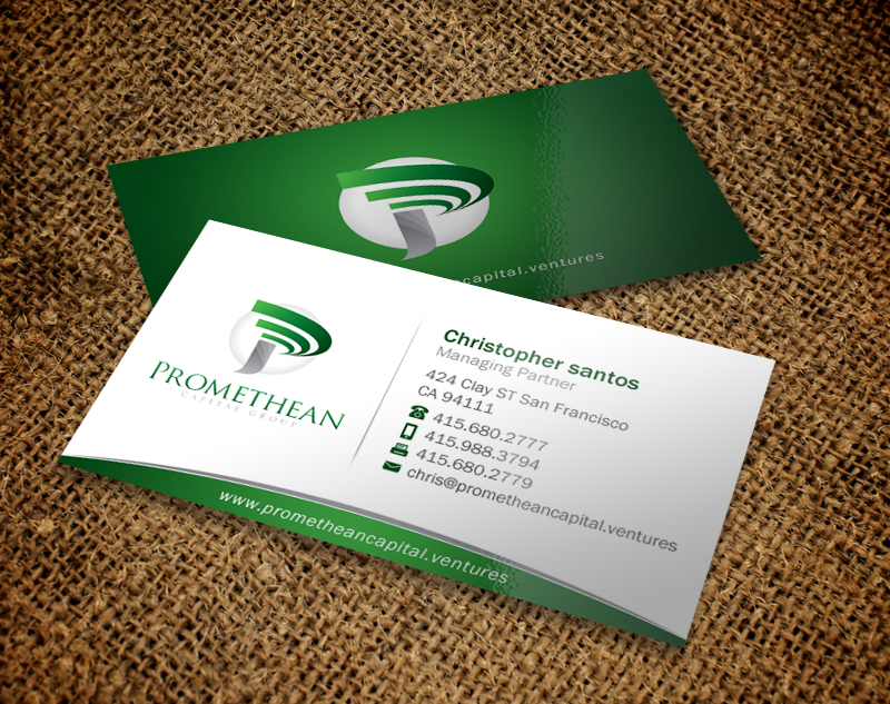 Business Card Design by Brand aid for PROMETHEAN CAPITAL GROUP | Design #10720130
