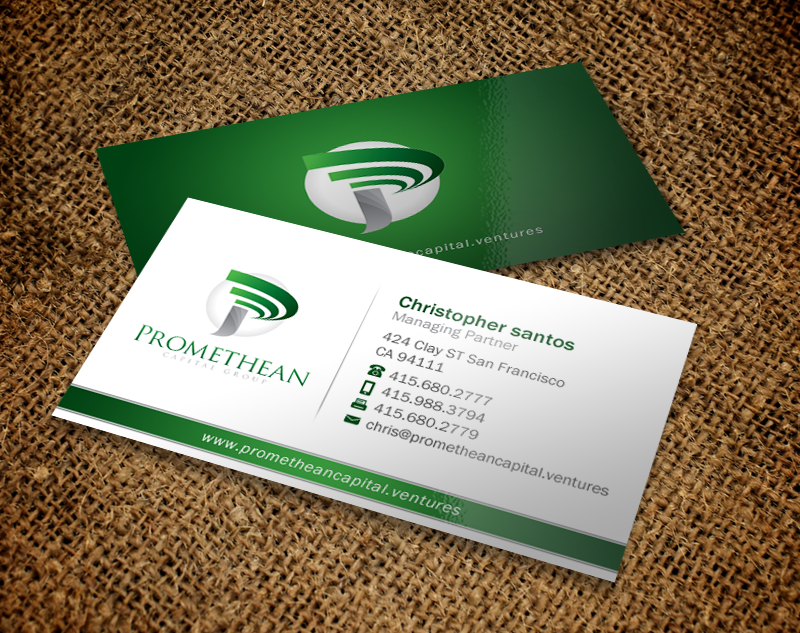 Business Card Design by Brand aid for PROMETHEAN CAPITAL GROUP | Design #10720131