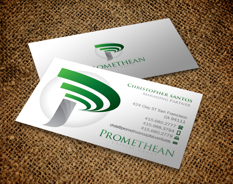 Design de Carte de Visite par Brand aid pour PROMETHEAN CAPITAL GROUP | Design #10720141