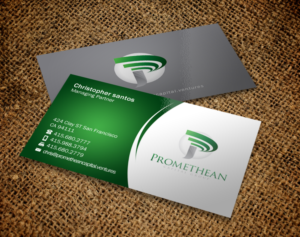 Visitenkarten-Design von Brand aid für PROMETHEAN CAPITAL GROUP | Design: #10720144