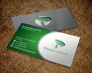 Visitenkarten-Design von Brand aid für PROMETHEAN CAPITAL GROUP | Design: #10720145