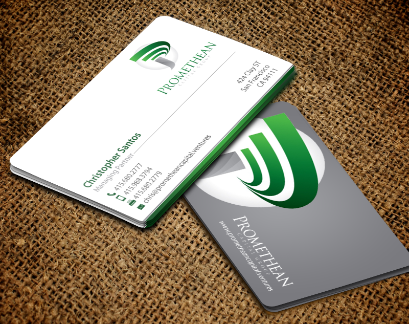 Business Card Design by chandrayaan.creative for PROMETHEAN CAPITAL GROUP | Design #10719987