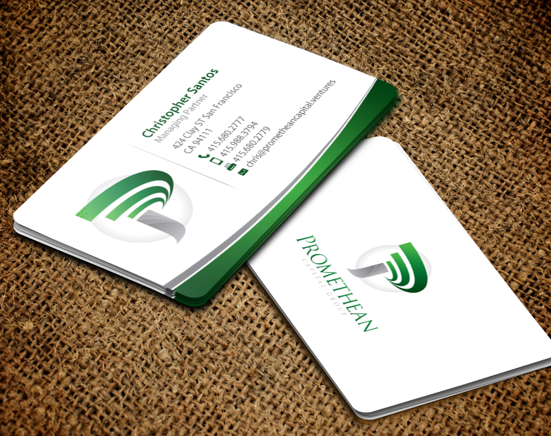 Business Card Design by chandrayaan.creative for PROMETHEAN CAPITAL GROUP | Design #10719989
