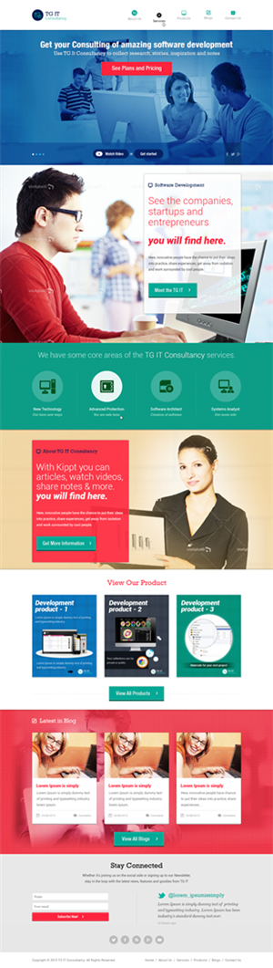 Web-Design von Mayank Patel für TG IT Consulting Pty Ltd | Design: #2265099