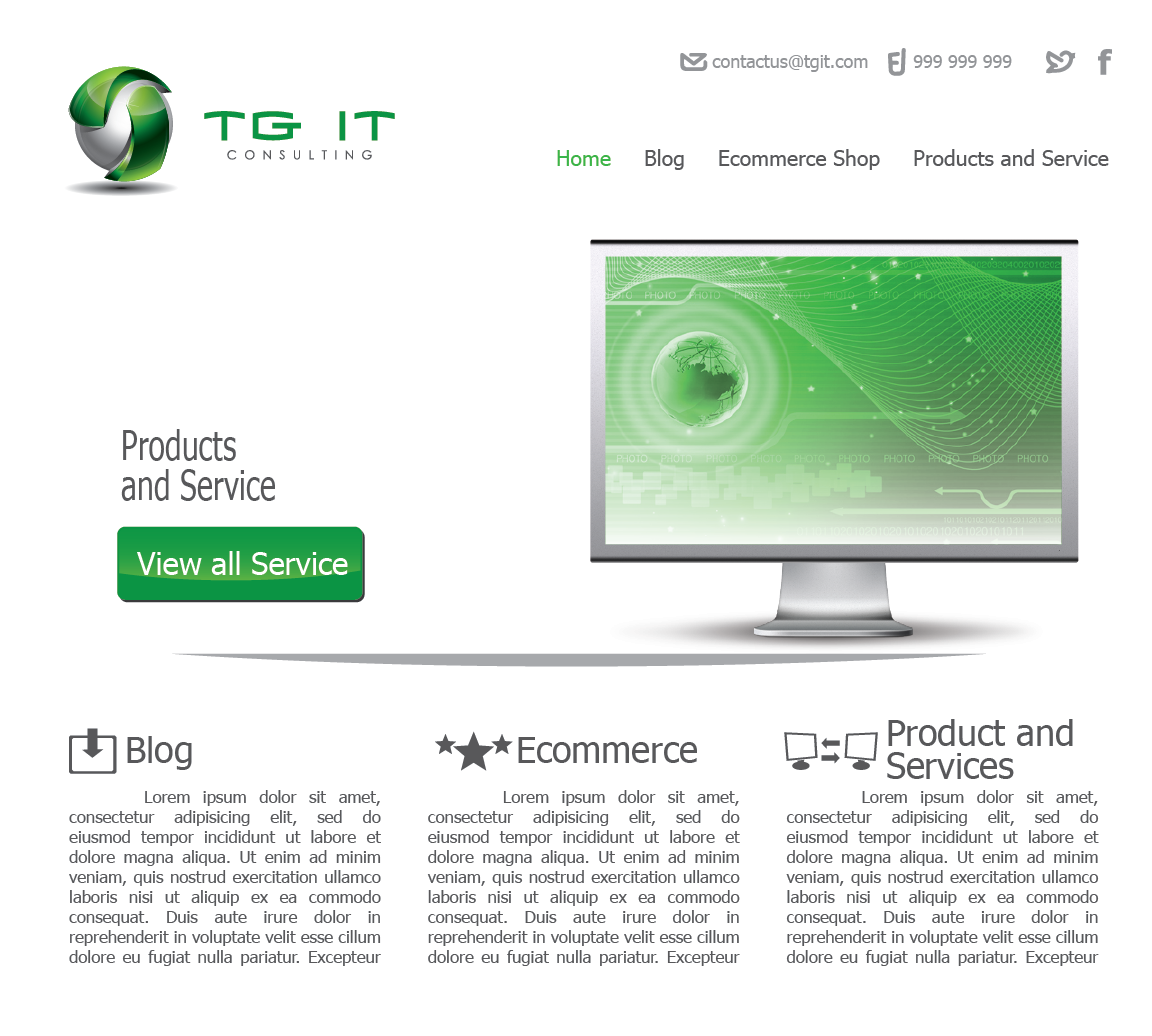 Web-Design von hery_krist für TG IT Consulting Pty Ltd | Design #2236972