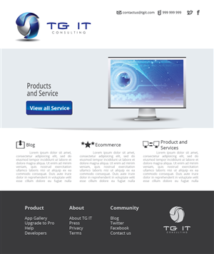 Web-Design von hery_krist für TG IT Consulting Pty Ltd | Design: #2244532