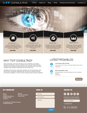 Web-Design von jeckx2 für TG IT Consulting Pty Ltd | Design: #2267480