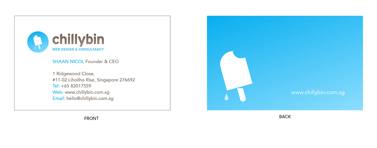 Design de Carte de Visite par Inspired Design Studio pour ChillyBin Web Design & Consultancy | Design #2238352