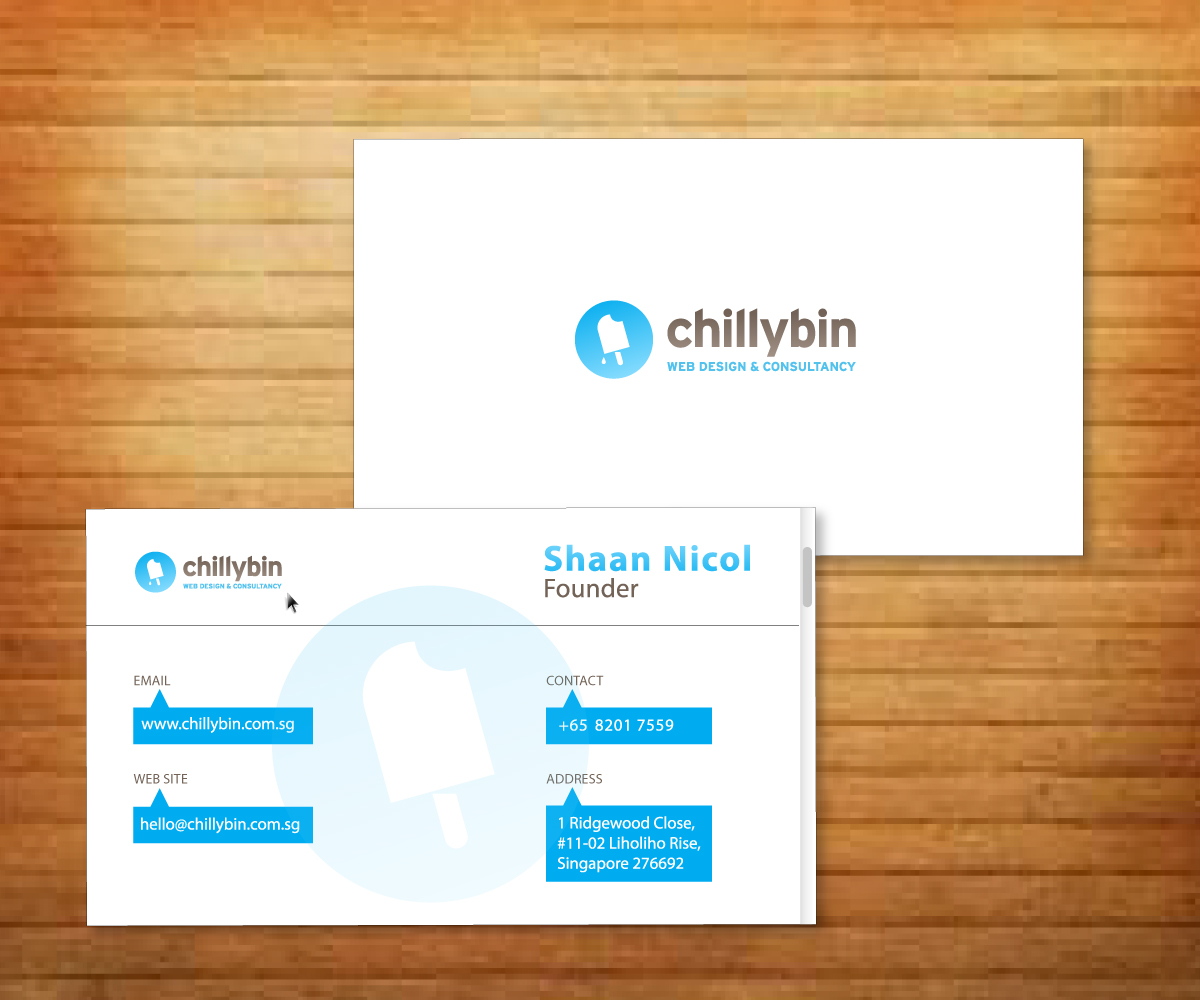 Business Card Design by Fadzli Razali for ChillyBin Web Design & Consultancy | Design #2269651