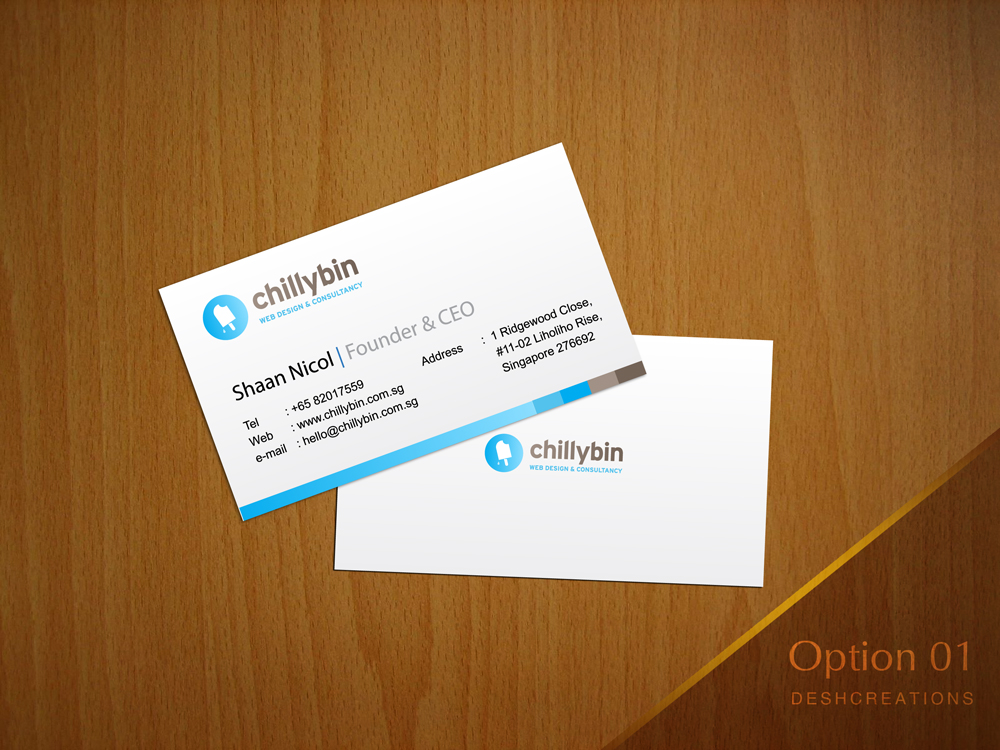 Diseño de Tarjeta de Presentación por Desh para ChillyBin Web Design & Consultancy | Diseño #2236334