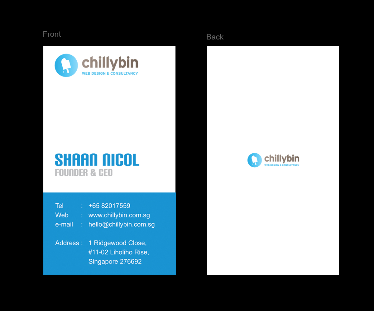 Business Card Design by Desh for ChillyBin Web Design & Consultancy | Design #2267171
