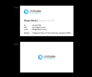 Business Card Design by Desh for ChillyBin Web Design & Consultancy | Design: #2267175