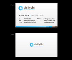 Business Card Design by Desh for ChillyBin Web Design & Consultancy | Design: #2267185