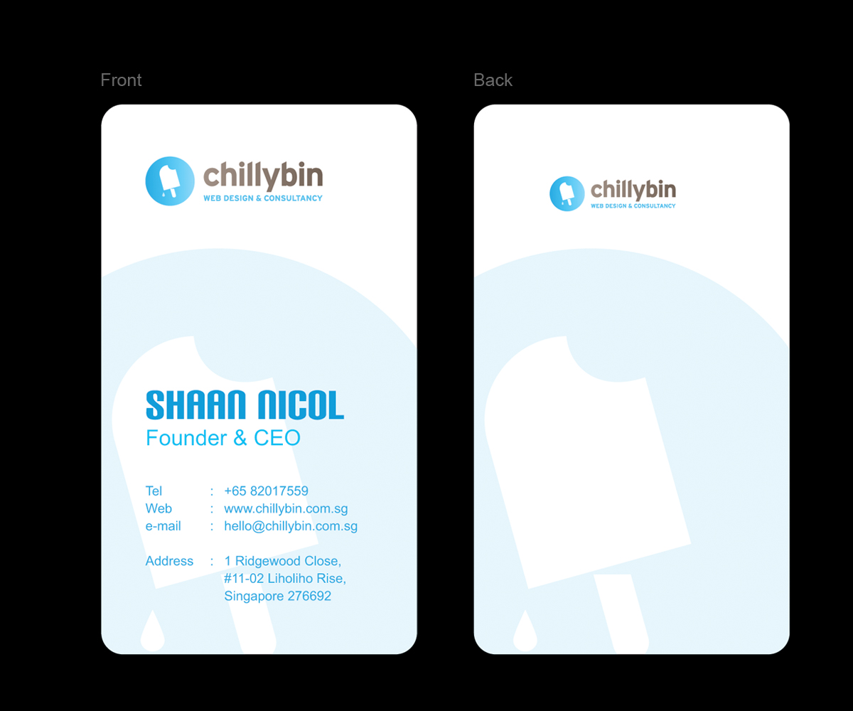 Business Card Design by Desh for ChillyBin Web Design & Consultancy | Design #2267192
