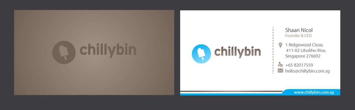 Business Card Design by Andrea for ChillyBin Web Design & Consultancy | Design #2253404