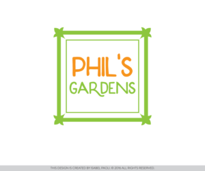 Logo Design by isabel paoli for Phil's Gardens | Design: #10654470