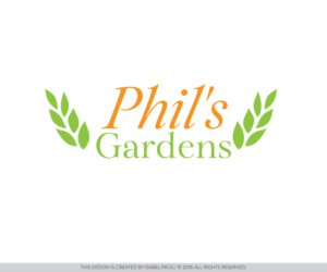 Logo Design by isabel paoli for Phil's Gardens | Design: #10654472