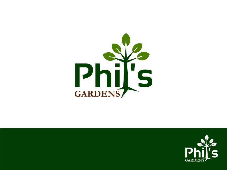 Diseño de Logo por zagystars para Phil's Gardens | Diseño #10797014