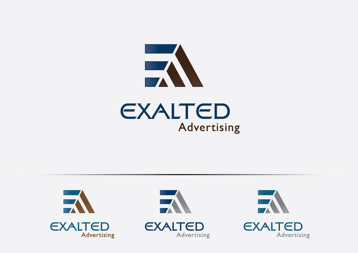 Logo Design by art by SUGU for Exalted Advertising Inc.  | Design #2243912