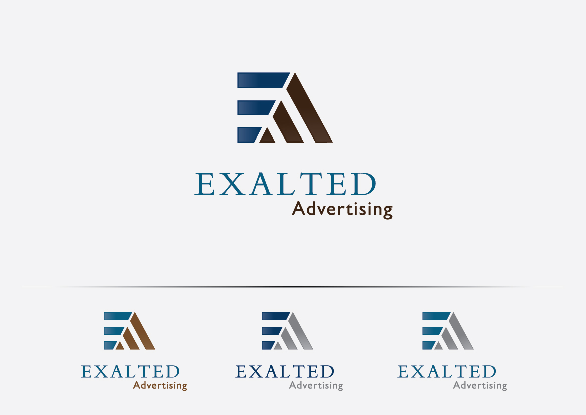 Logo Design by art by SUGU for Exalted Advertising Inc.  | Design #2243917